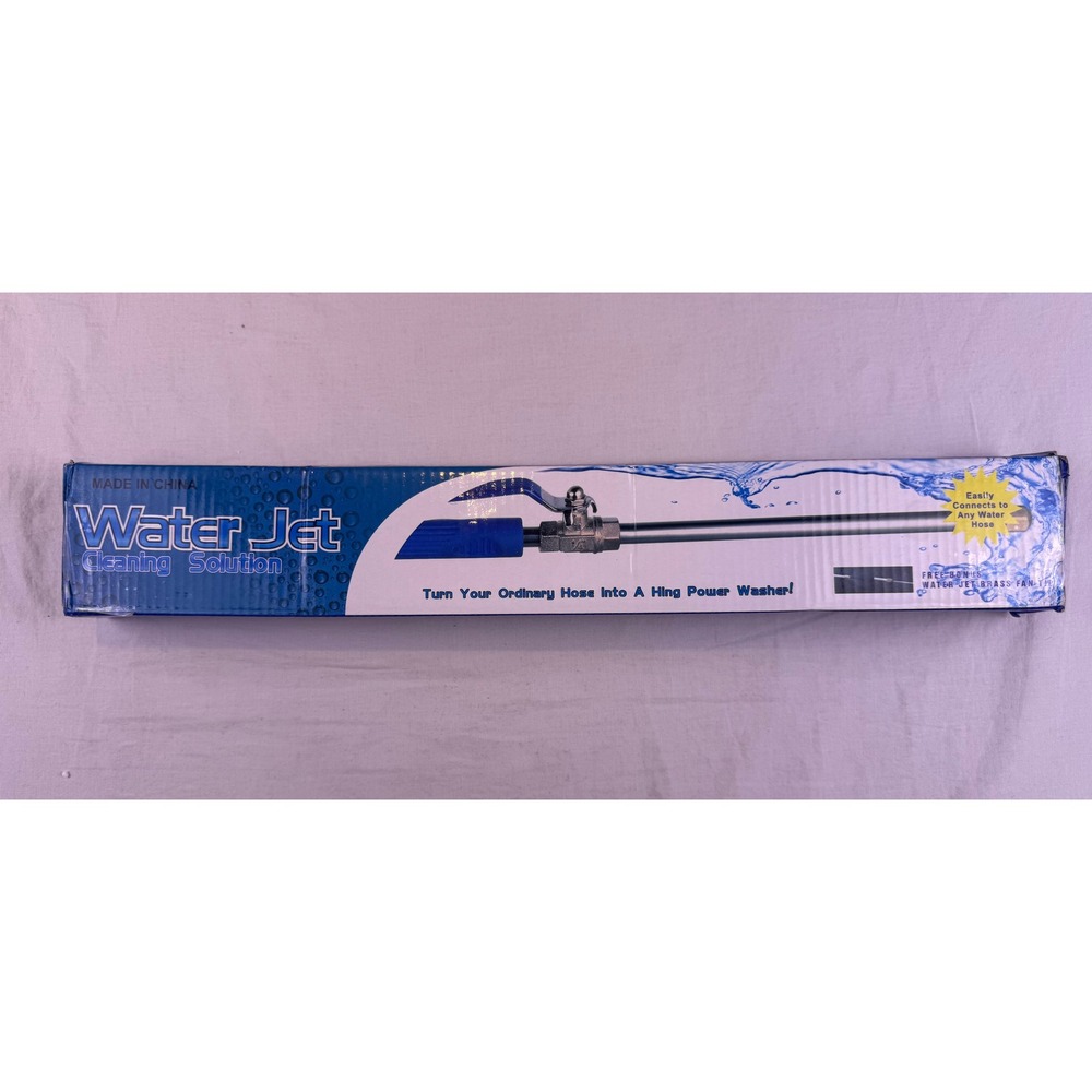Water Jet Cleaning Solution Power Washer‎ Wand Blue NEW High Pressure Hose Tool